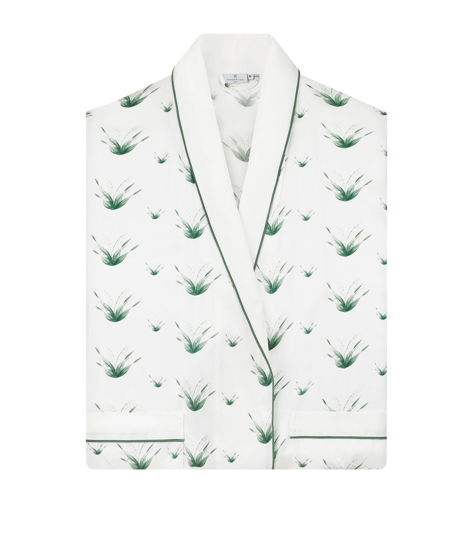 Gingerlily Multi x Memo Press Silk Lily Of The Valley Robe (Small)