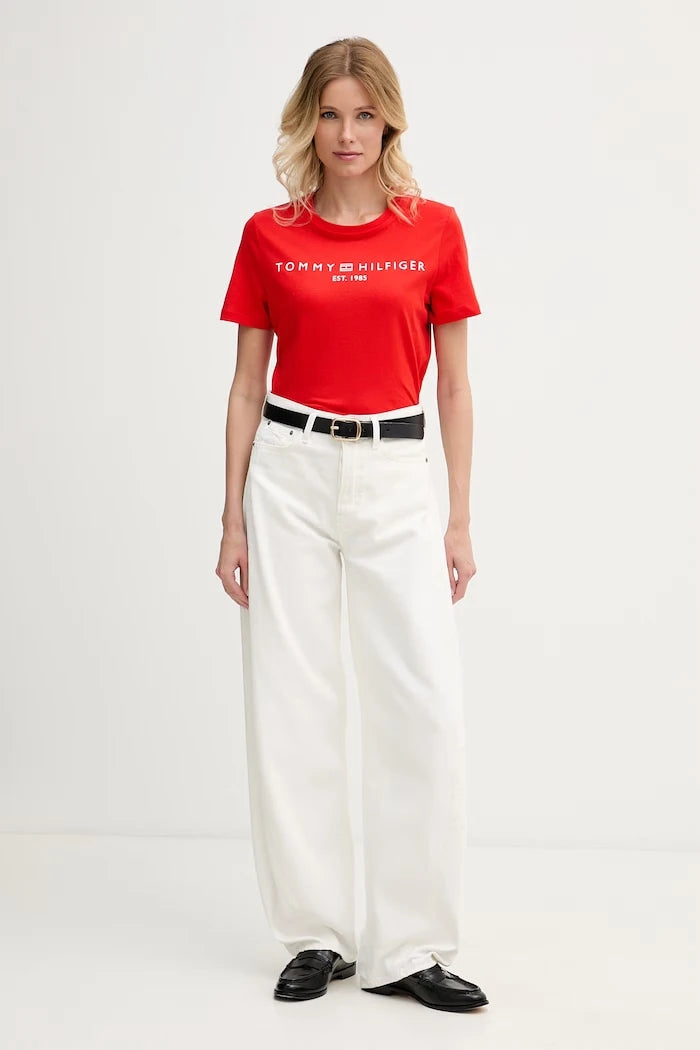 Tommy Hilfiger тениска дамска от памук
