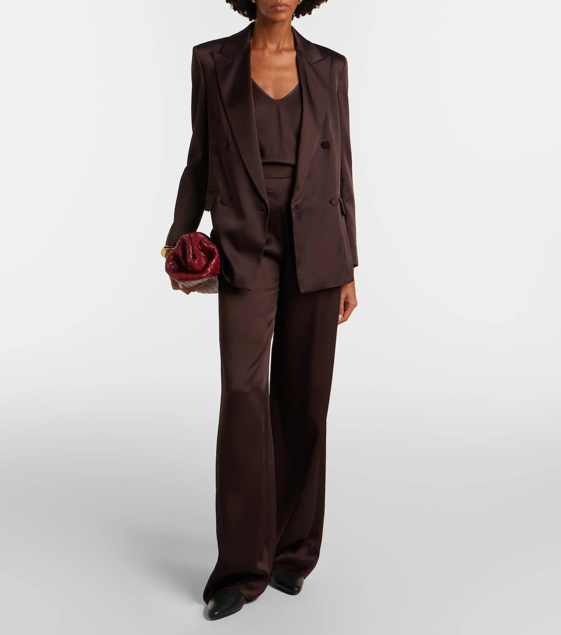 Max Mara - Elegante satin wide-leg pants