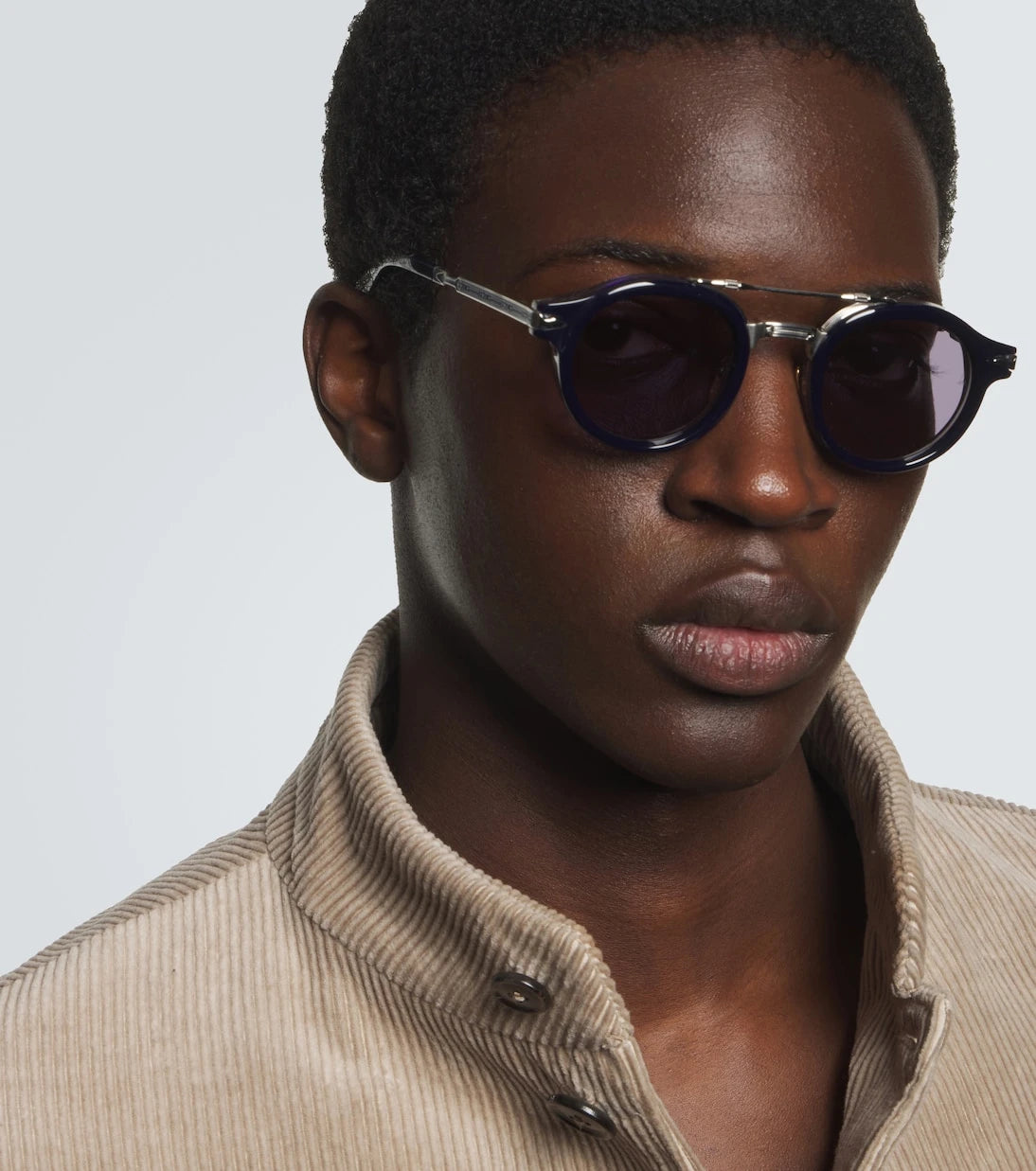 Jacques Marie Mage - Delage round sunglasses