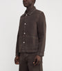 Sunflower Brown Garment-Dyed Worker Denim Jacket