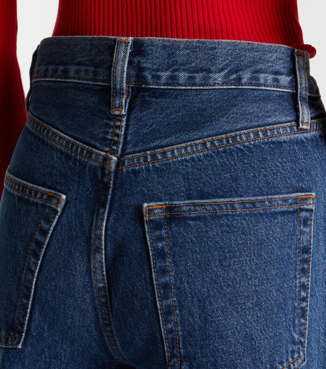 Frame - Neat high-rise straight jeans
