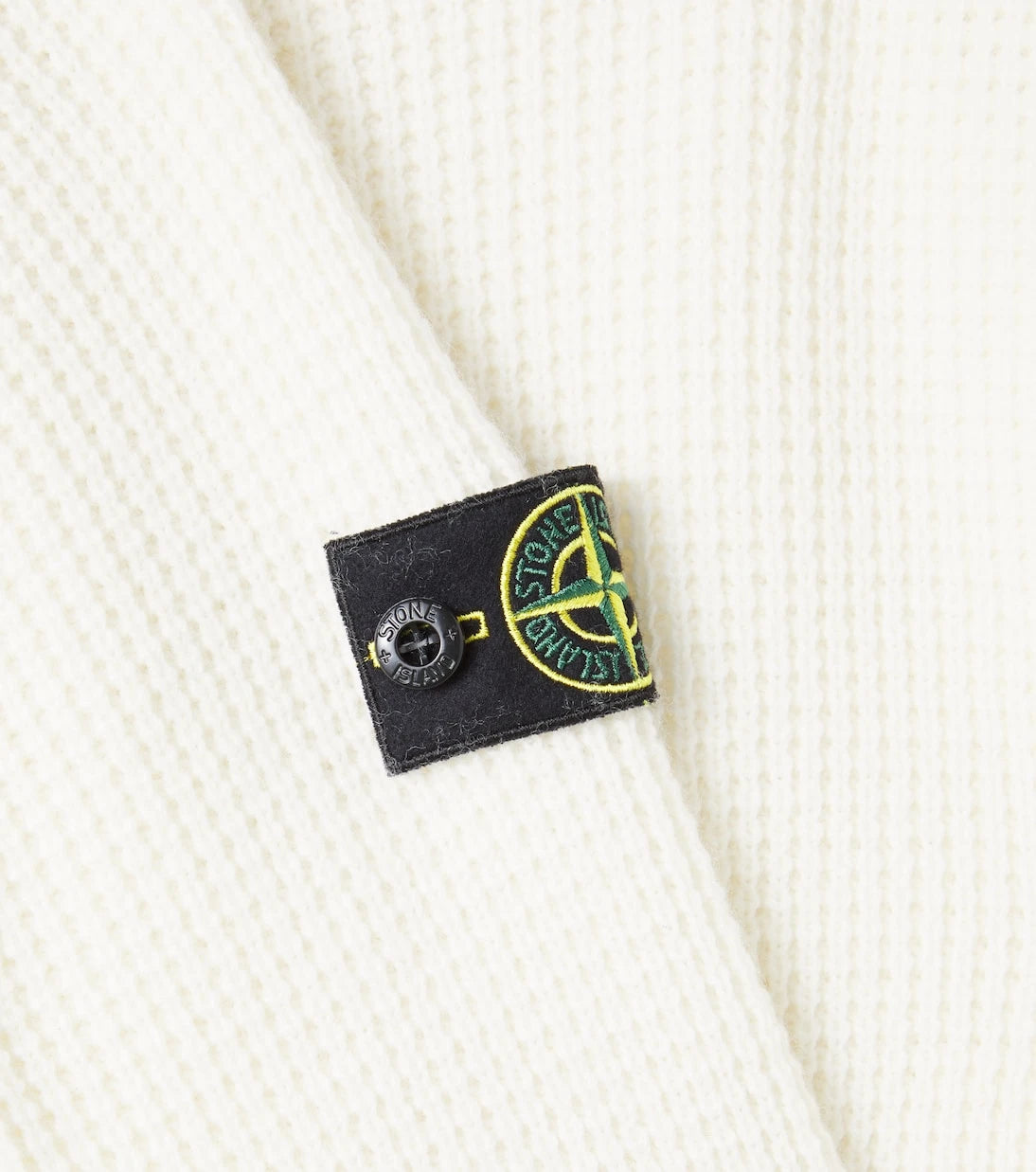 Stone Island Junior - Compass waffle-knit sweater