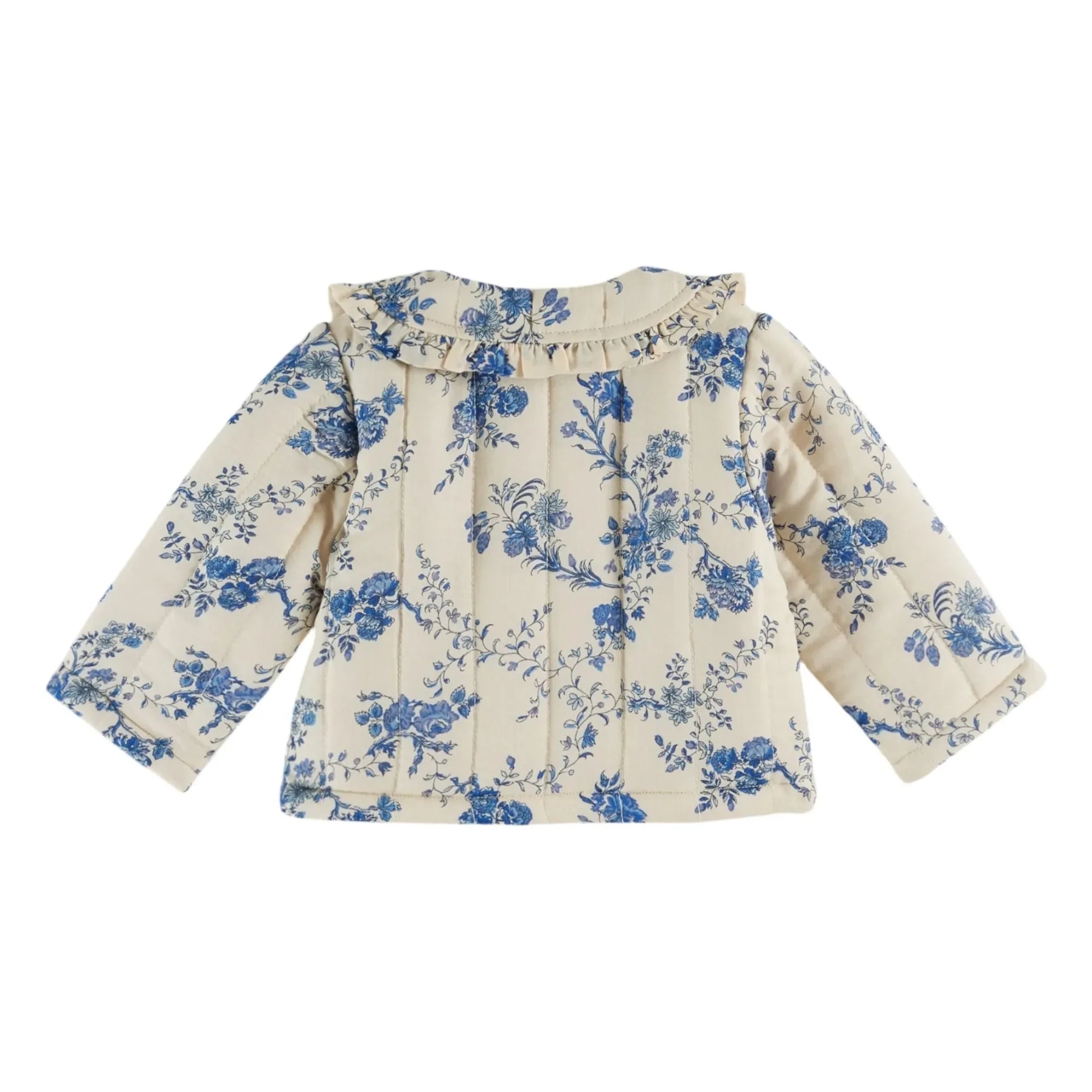 Emile et Ida - Floral Quilted Jacket | Ecru
