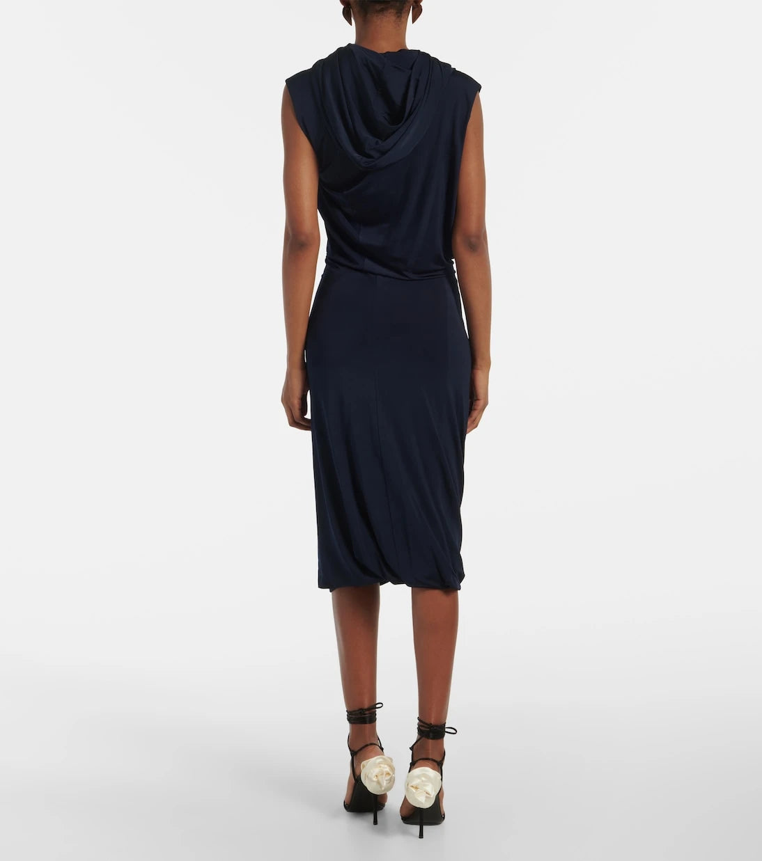 Magda Butrym - Hooded jersey midi dress