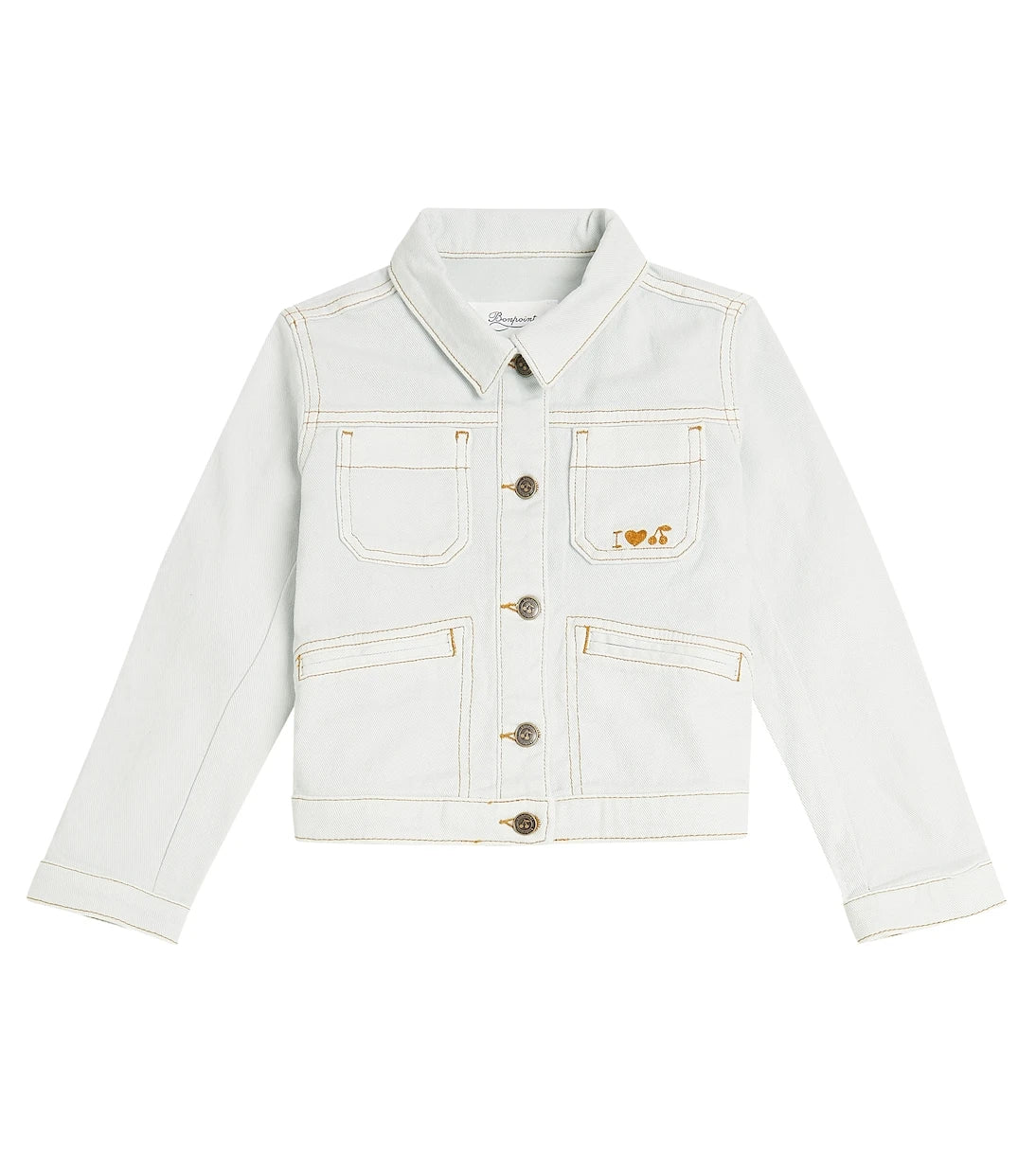 Bonpoint - Cassidy embroidered denim jacket