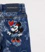 x Disney Minnie Mouse Rose Jeans (2-12 Years) DARK STONE DENIM