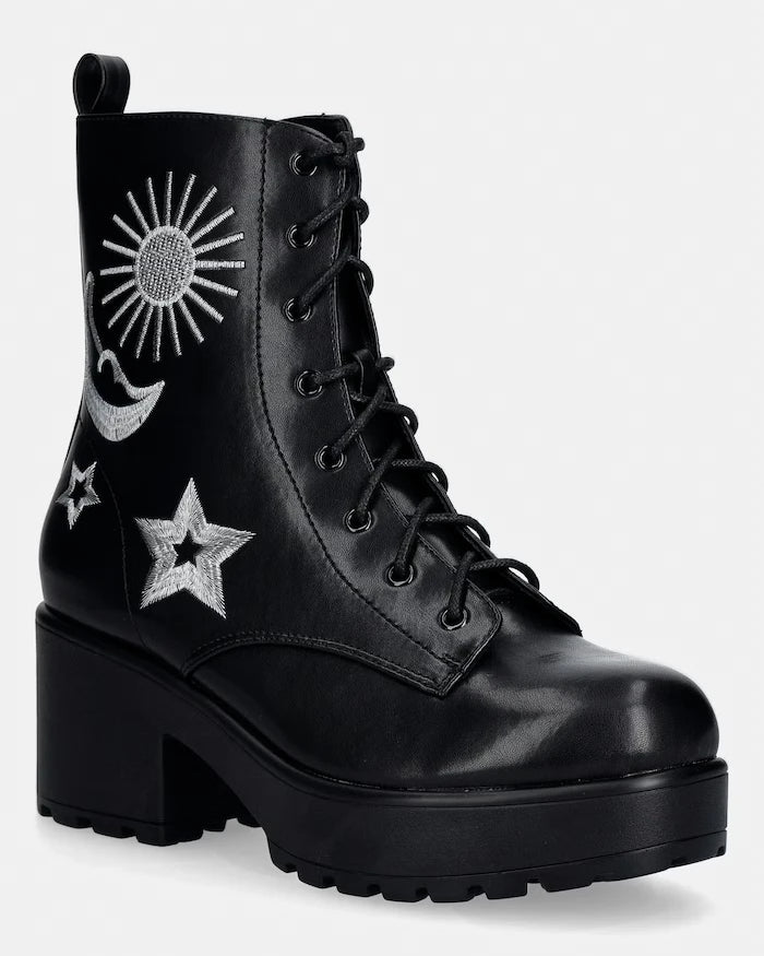 Боти Koi Footwear Astro Silver Star Moon Chunky Boots