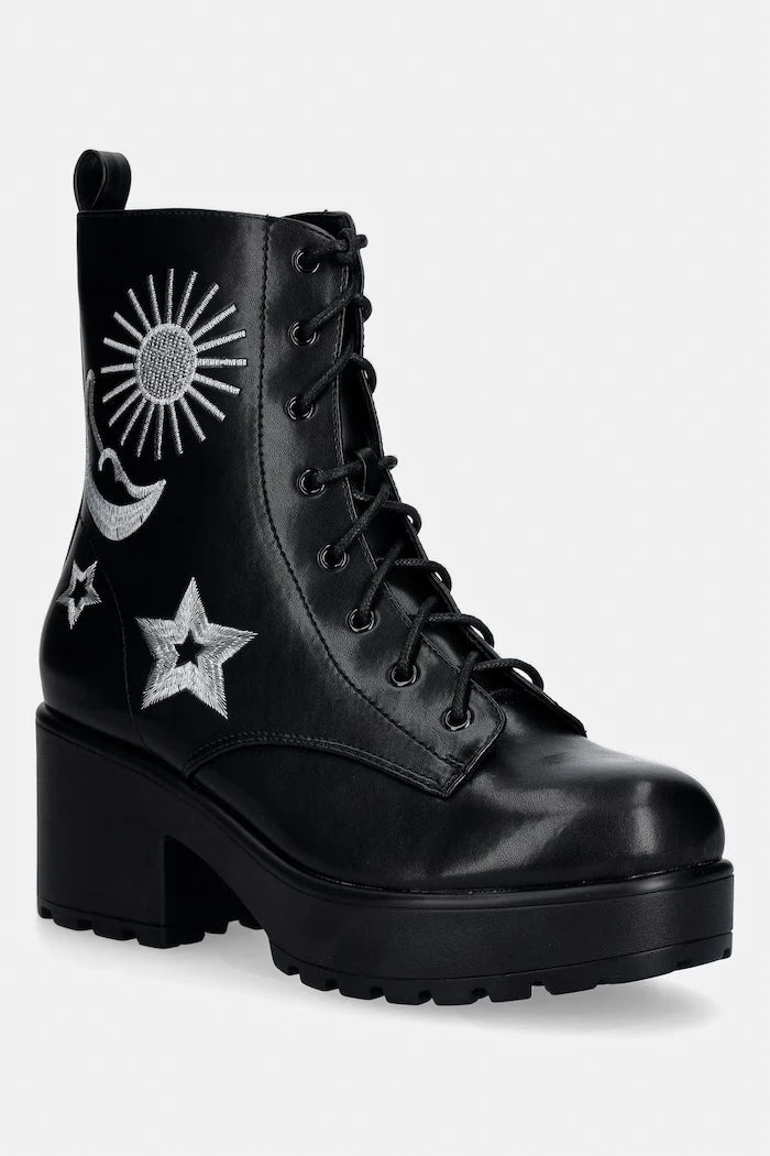 Боти Koi Footwear Astro Silver Star Moon Chunky Boots