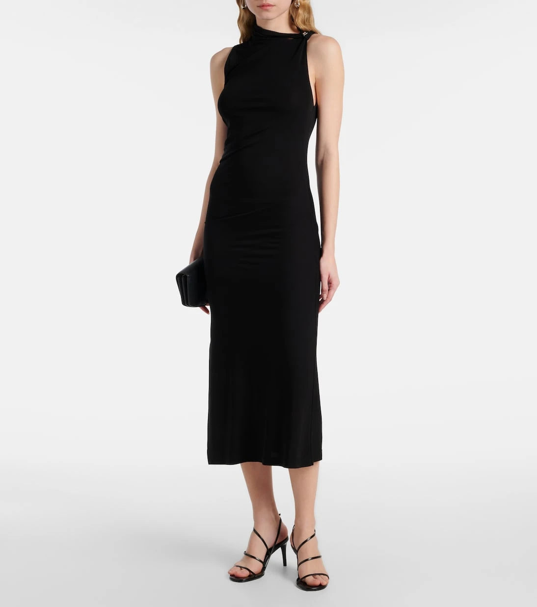 Courrèges - Draped maxi dress