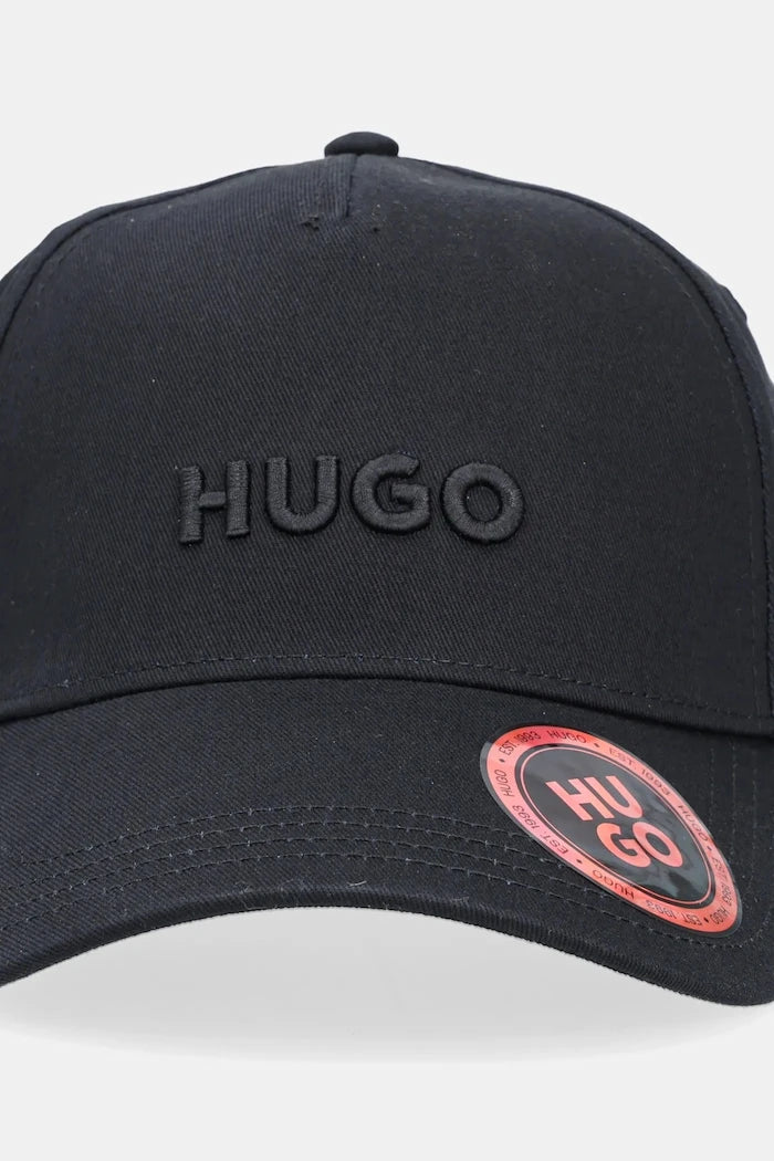 HUGO шапка с козирка мъжка от памук Jude