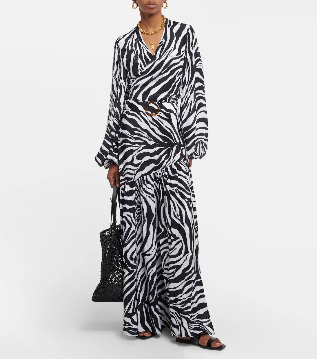 Alexandra Miro - Tabitha zebra-print crop top