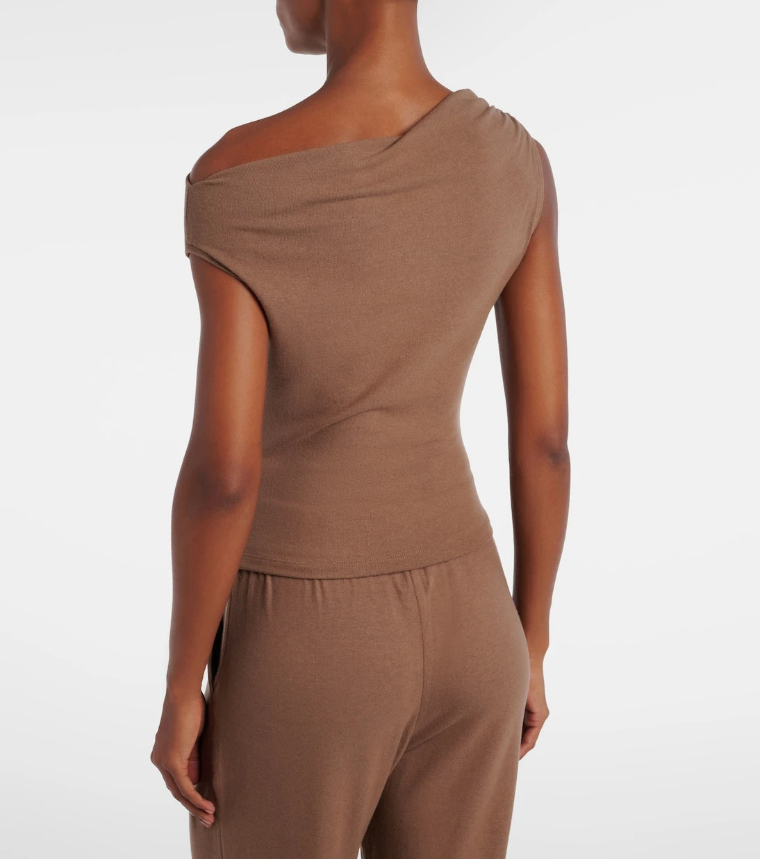 Leset - Lauren asymmetric jersey top