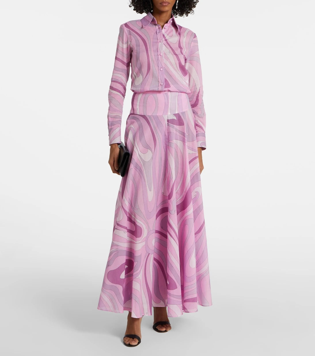 Pucci - Orchidee cotton muslin shirt