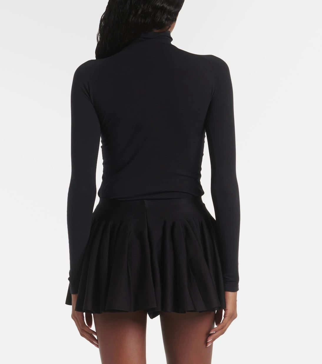 Alaïa - Godet pleated shorts