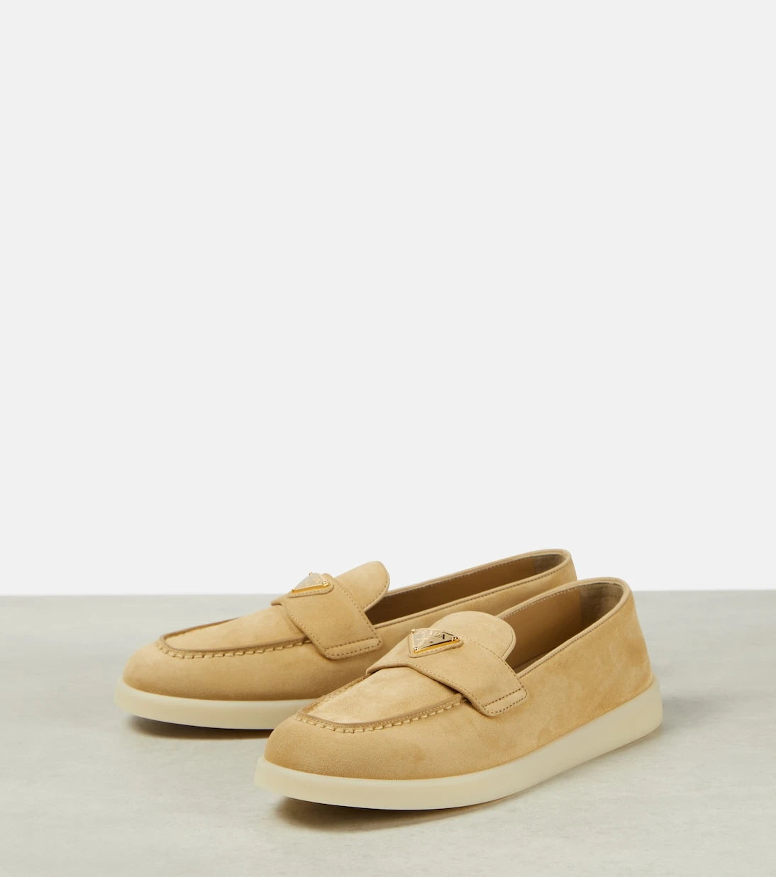 Prada - Saint Tropez suede loafers