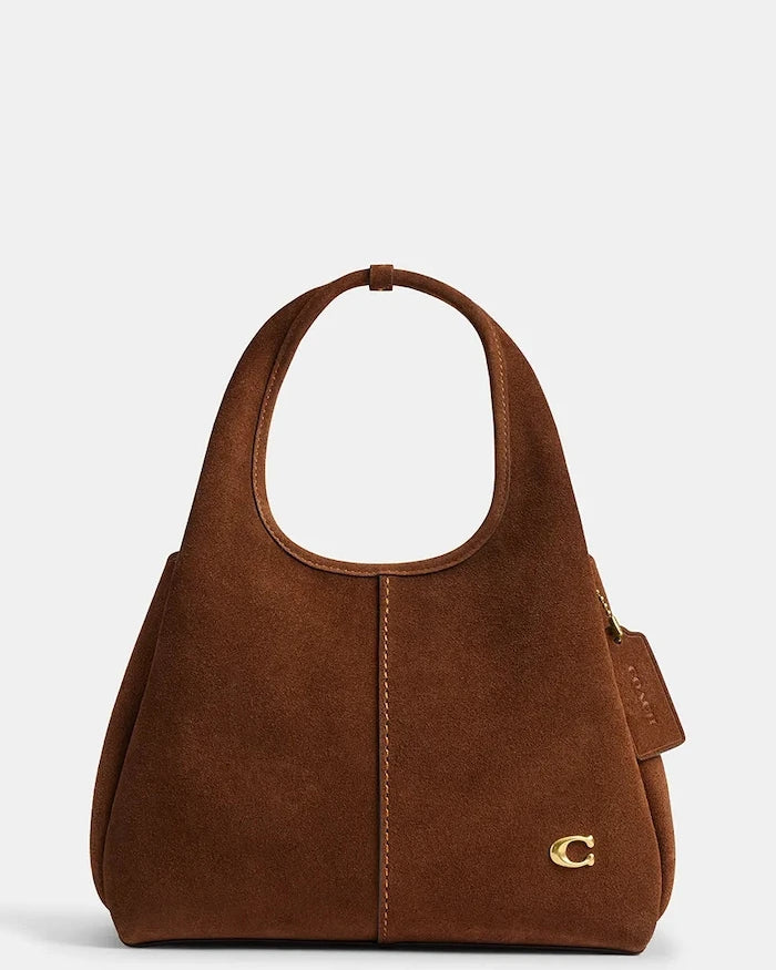 Coach süet kadın crossbody çanta Suade Lana Shoulder Bag 23