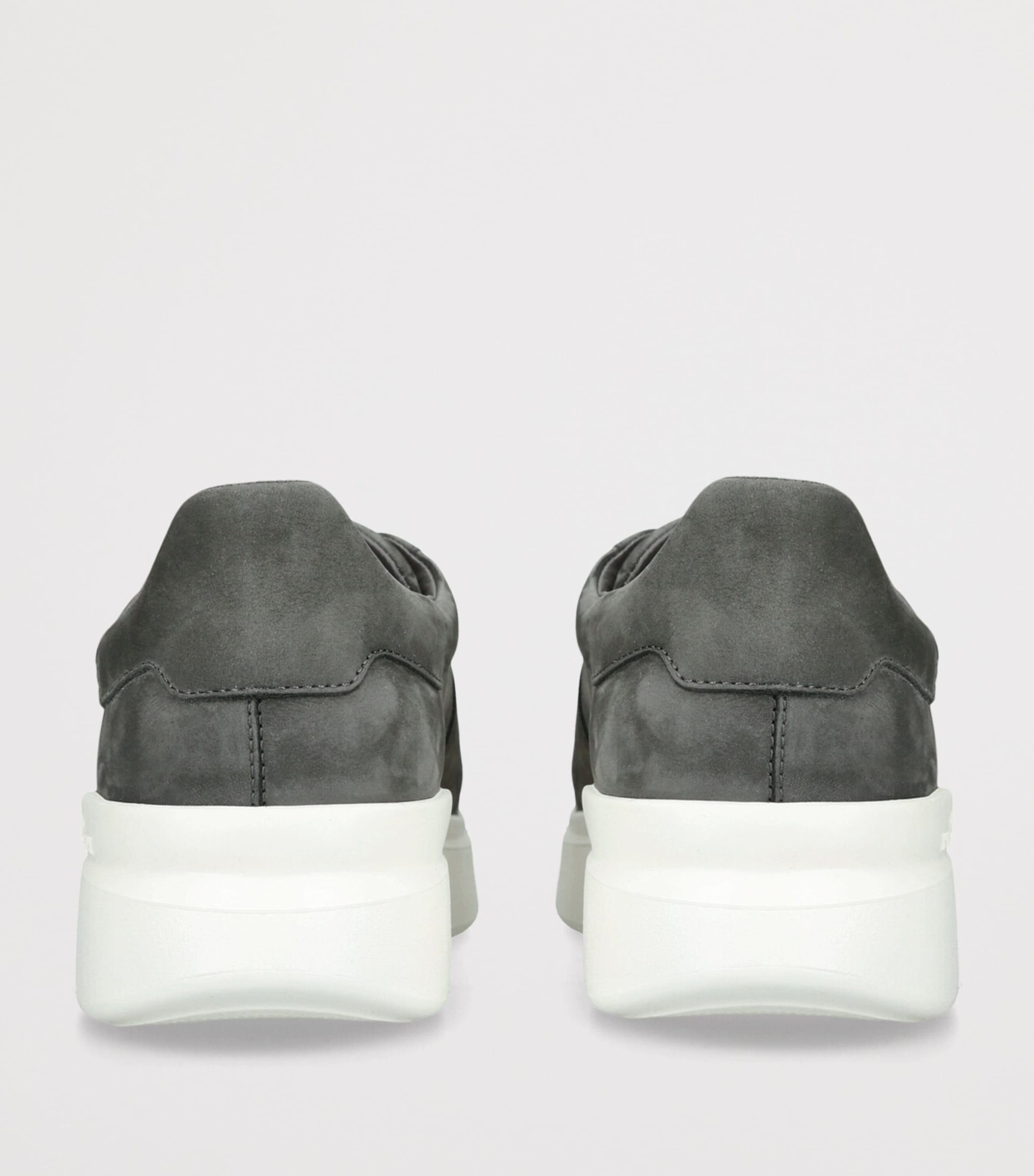 Hogan Grey Suede Fascia Slip-On Sneakers