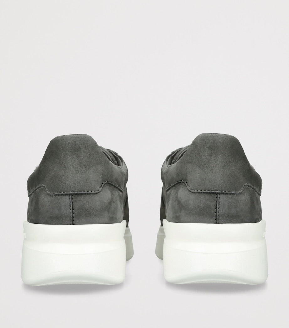 Suede Fascia Slip-On Sneakers