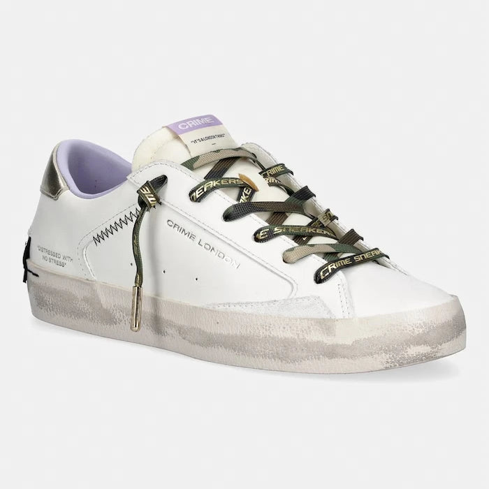 Crime London DISTRESSED маратонки дамски от кожа