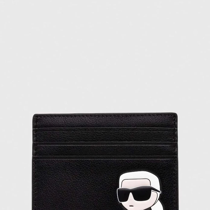 Кожен калъф за карти Karl Lagerfeld