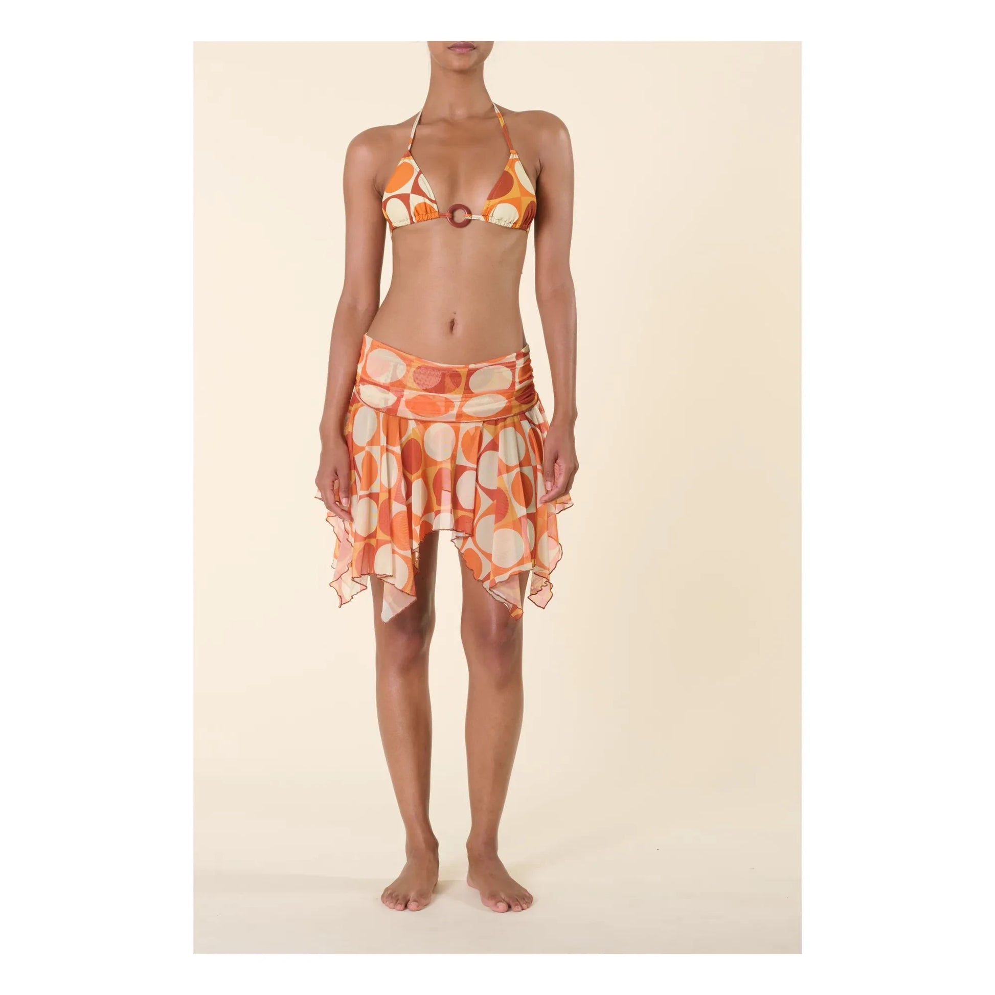 Casa Rosa - Martina skirt | Orange