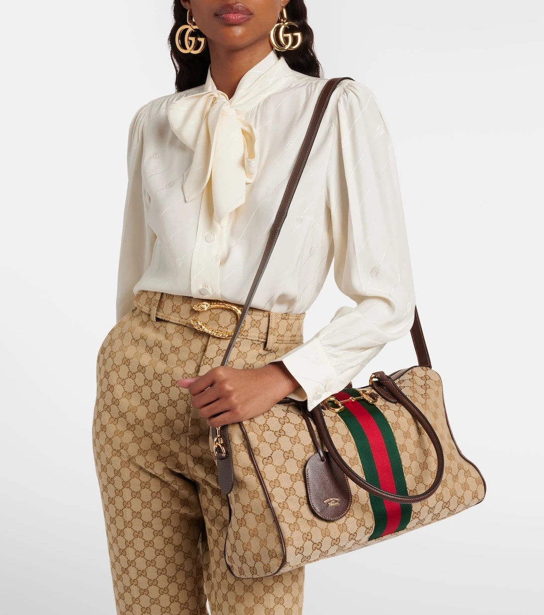 Gucci - Borsetto GG Canvas Large duffel bag