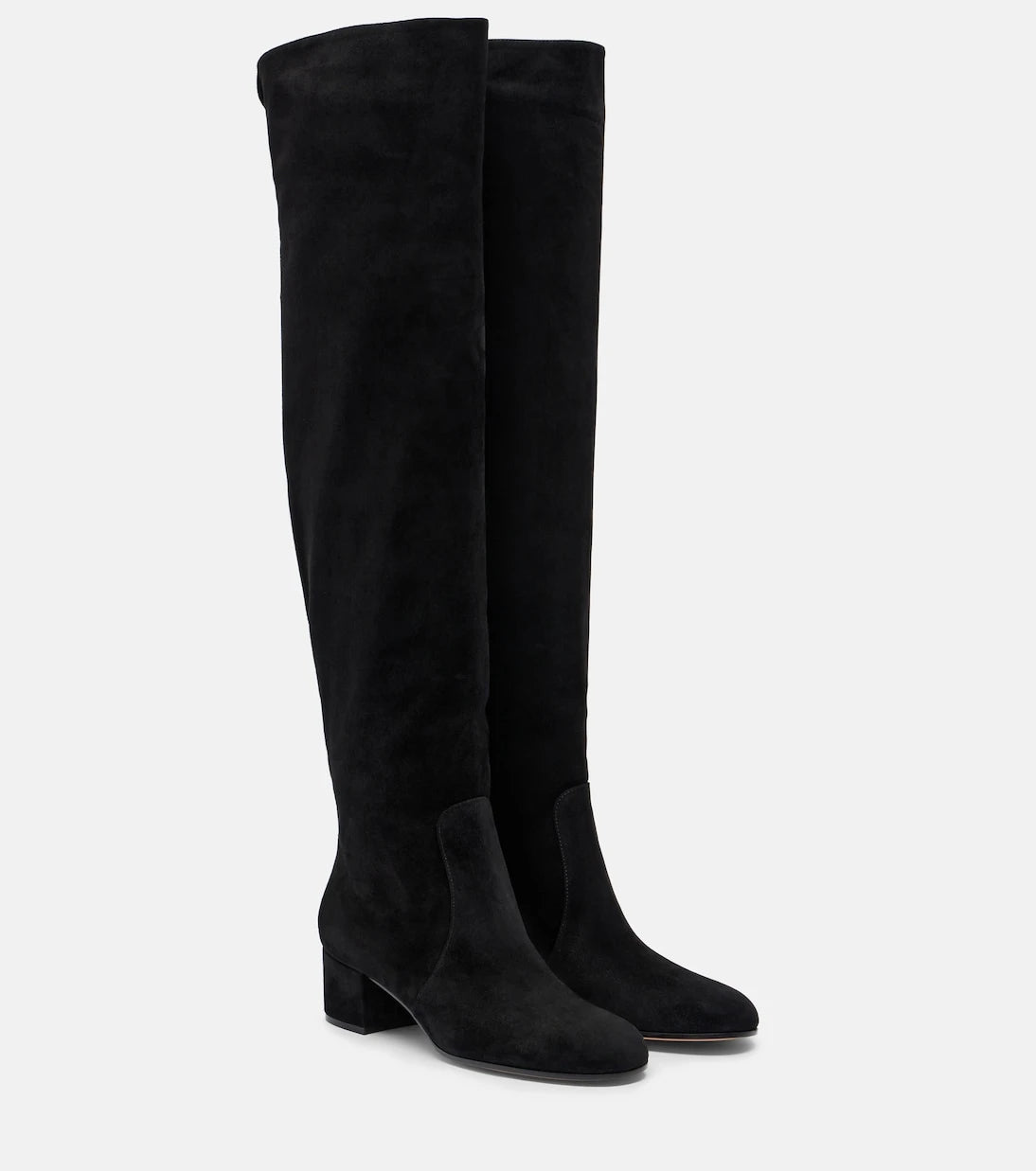 Gianvito Rossi - Suede knee-high boots
