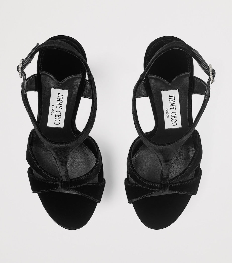 Kesia 120 Velvet Sandals