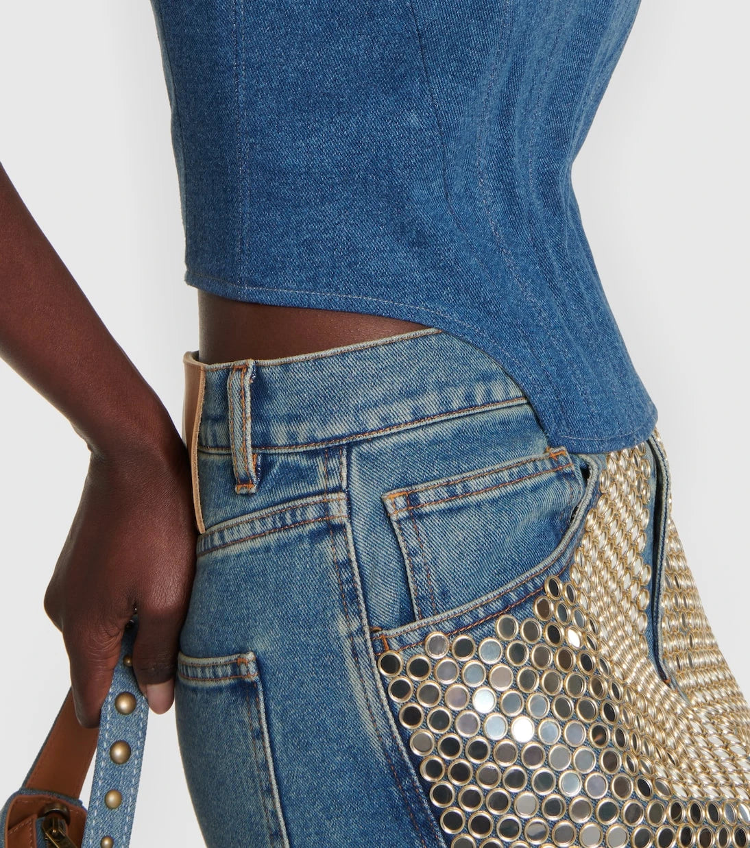 Giuseppe di Morabito - Denim bustier top