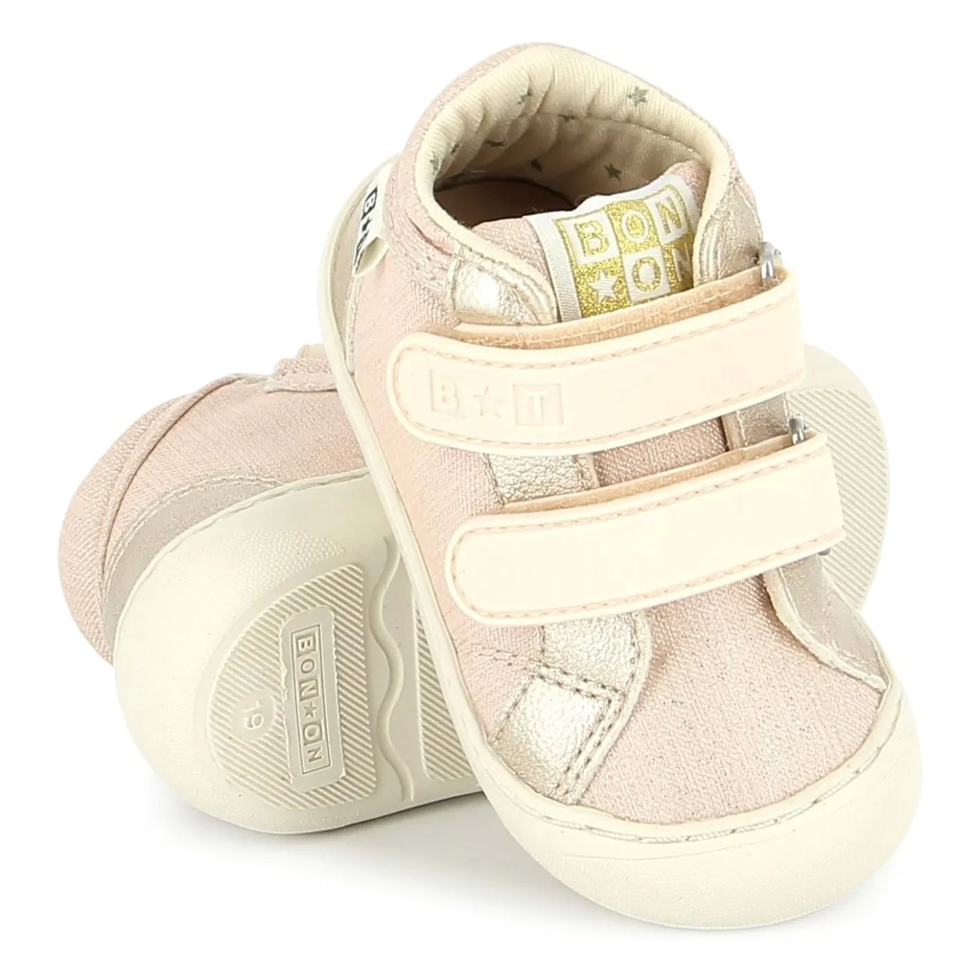 Bonton - Smoothie Easy Double Scratch Sneakers | Powder pink