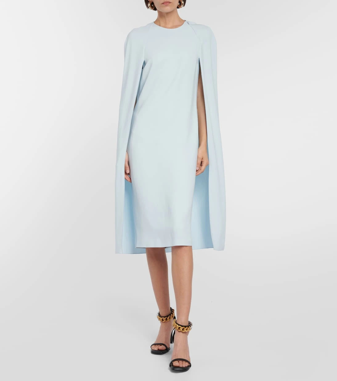 Stella McCartney - Cape cady midi dress