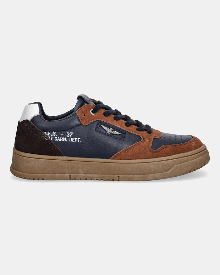 Кожени маратонки Aeronautica Militare SNEAKERS