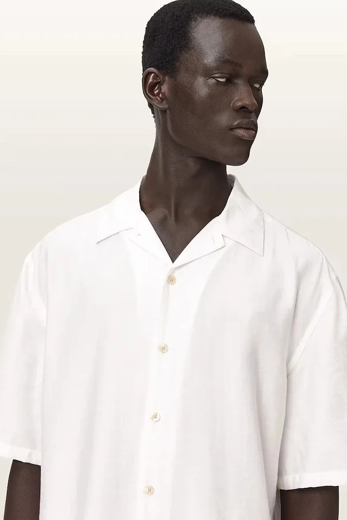 AllSaints риза мъжка с вискоза PURLEY