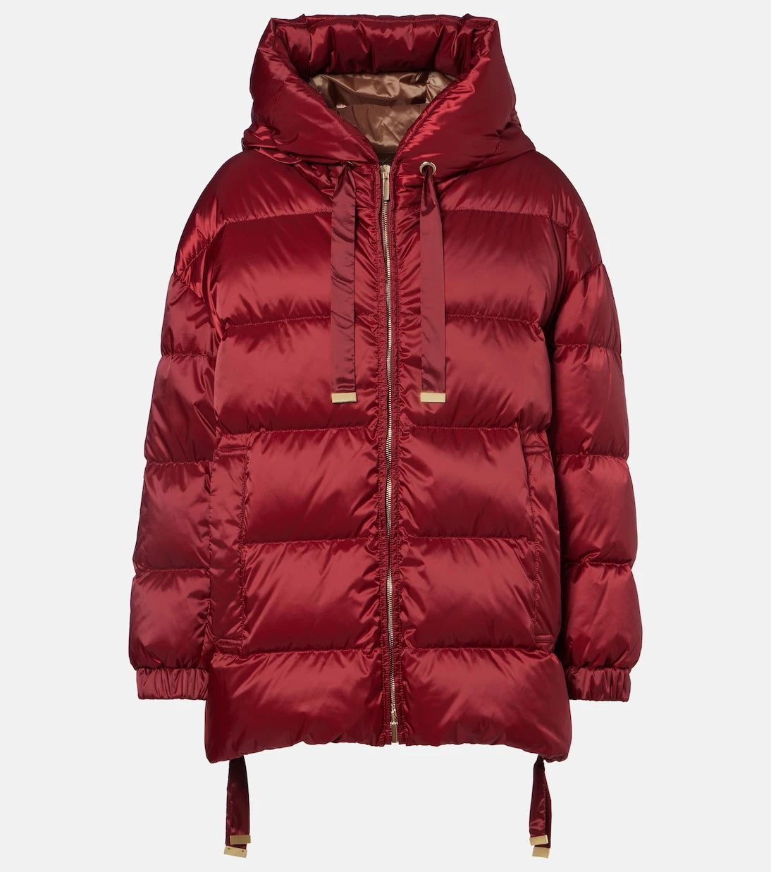 Max Mara - Felice hooded taffeta down jacket