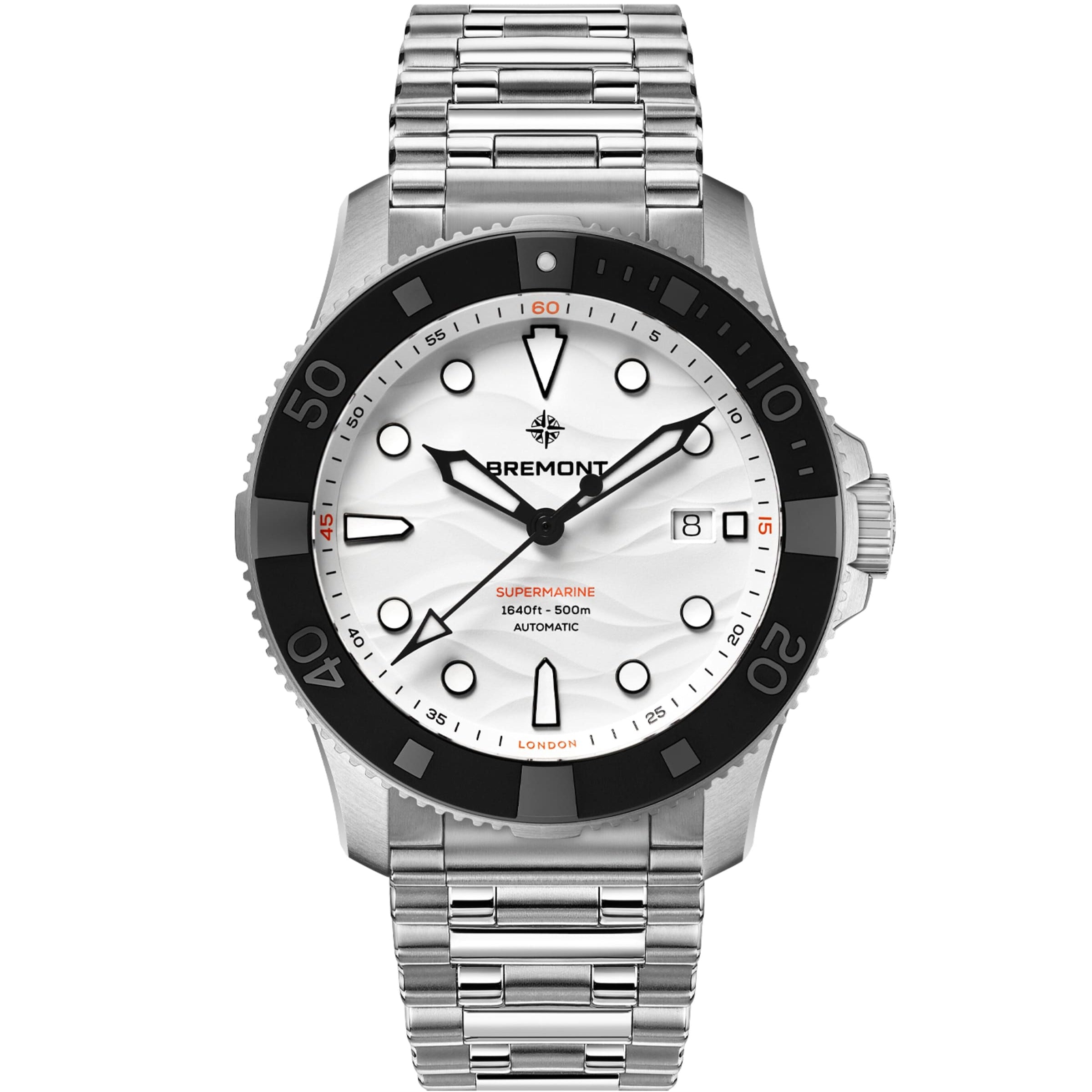 Stainless Steel 500m Supermarine Watch 43mm