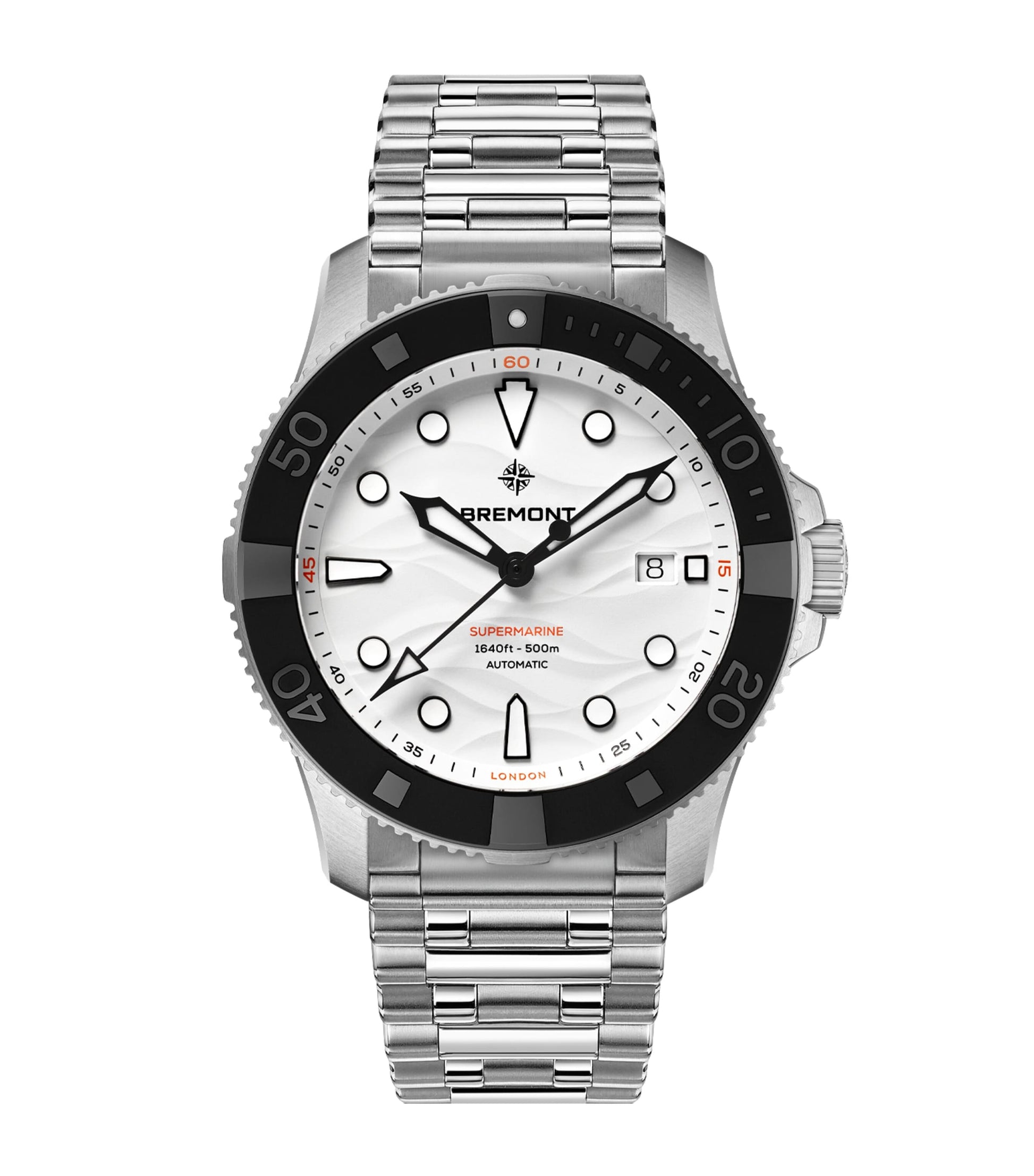 Stainless Steel 500m Supermarine Watch 43mm