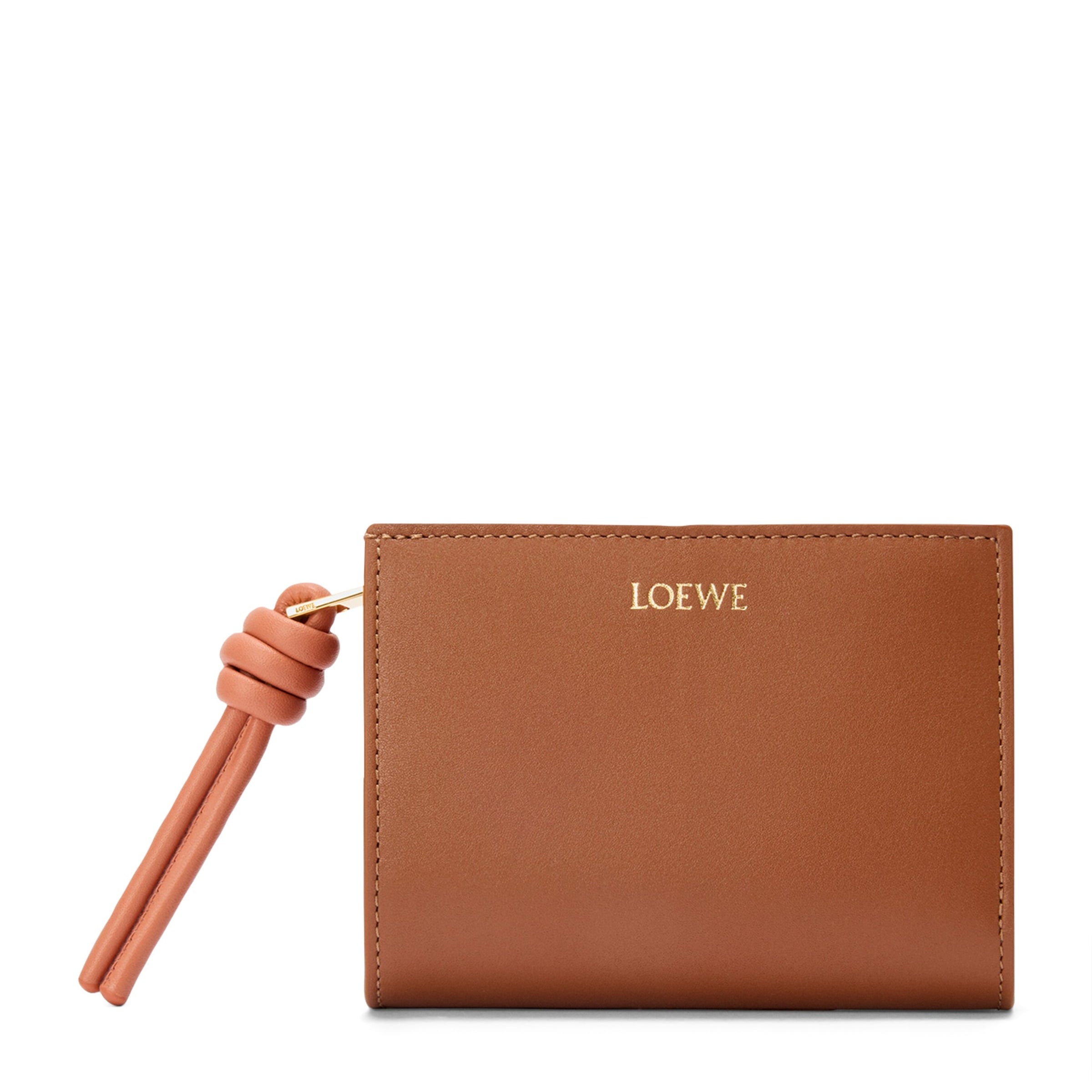 LOEWE Brown Leather Knot Wallet