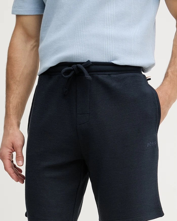 BOSS домашен къс панталон мъжки Rib Shorts