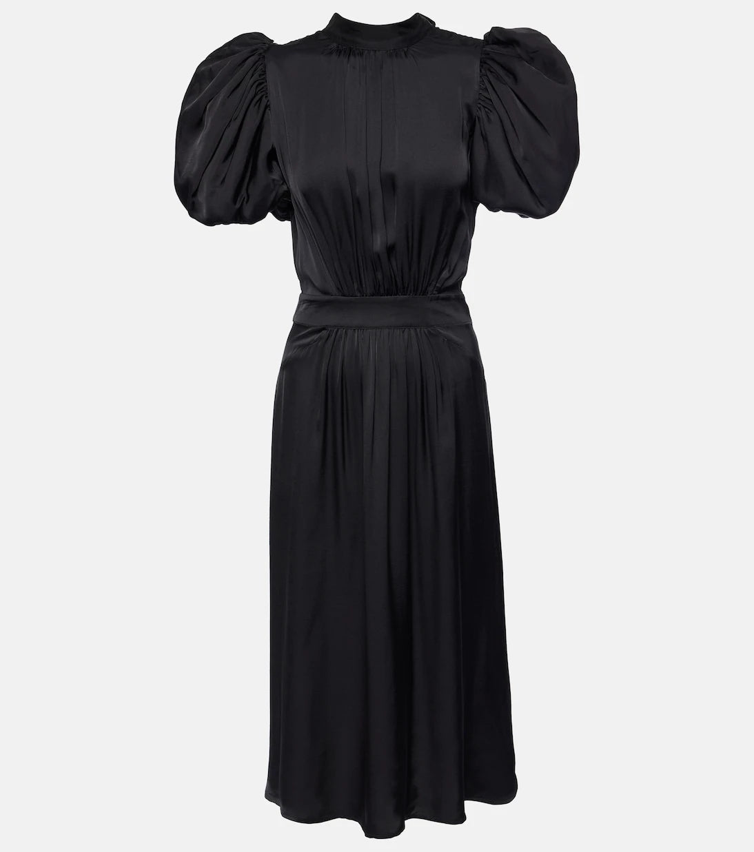 Rotate - Dawnana embellished puff-sleeve gown