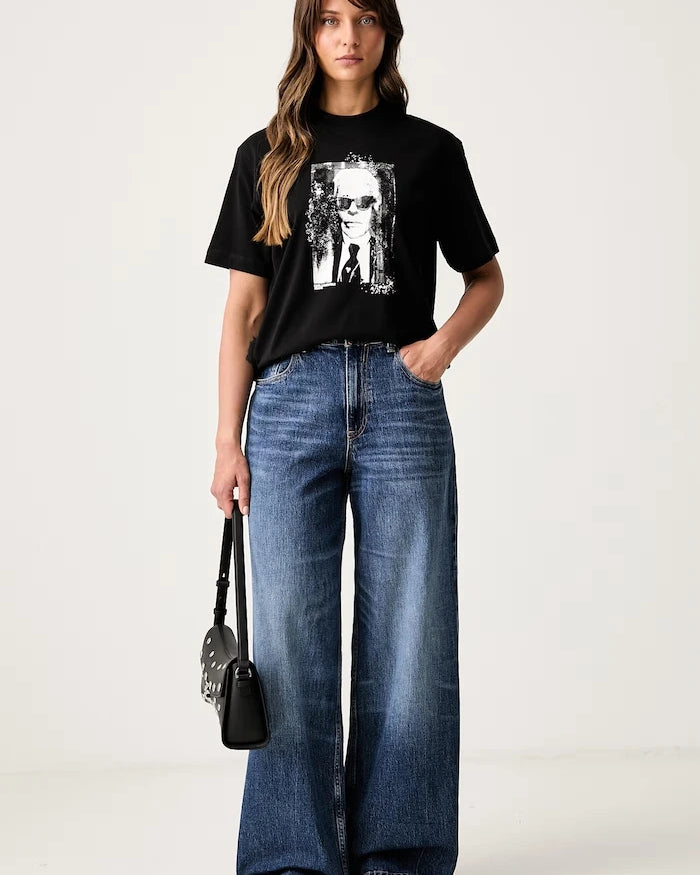 Tommy Jeans wide leg kadın kot pantolon