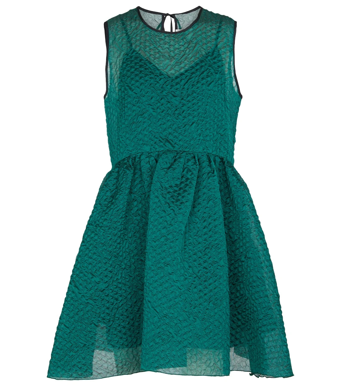 Victoria Victoria Beckham - Silk-blend cloqué minidress
