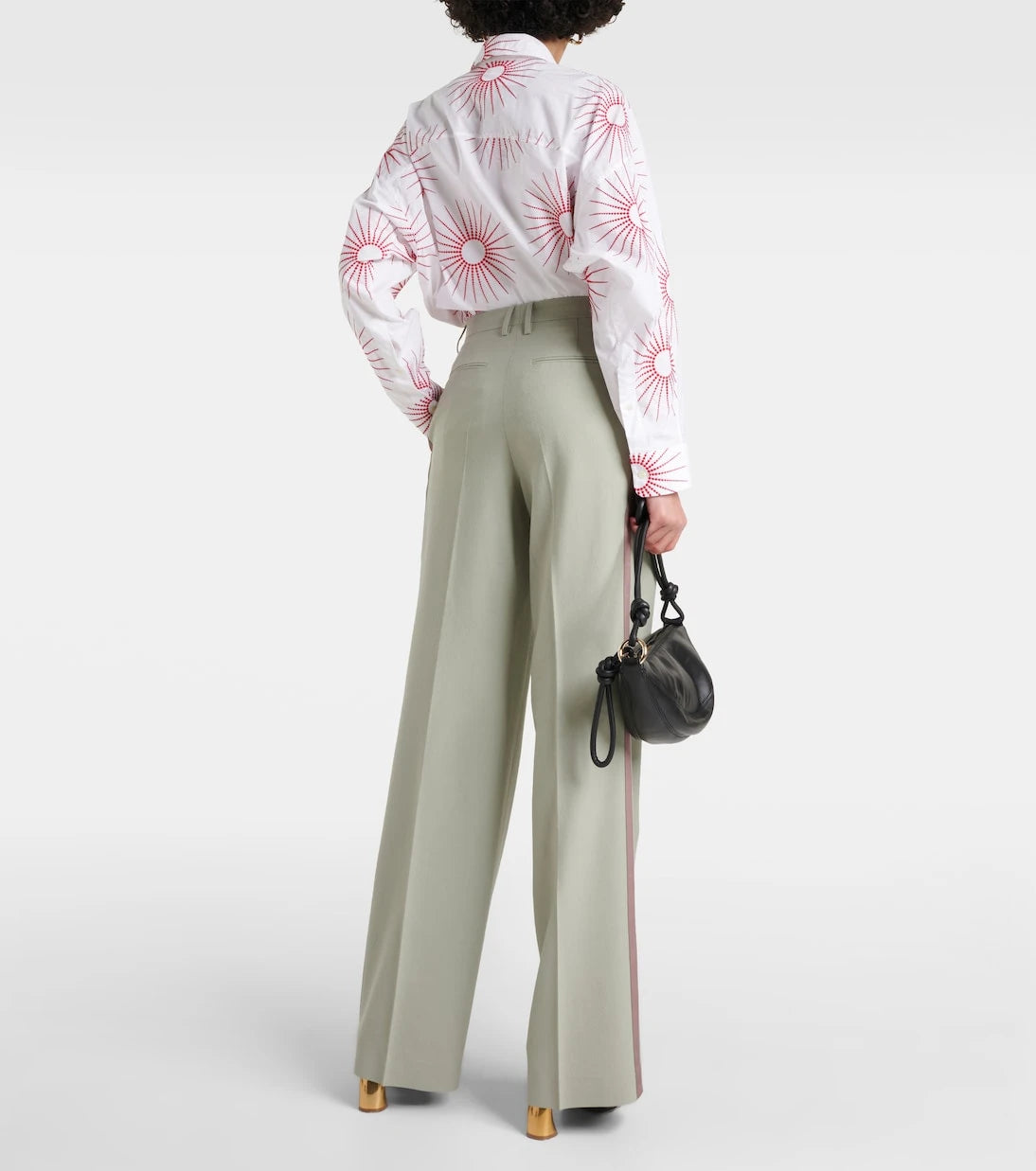 Dries Van Noten - Mid-rise wool straight pants