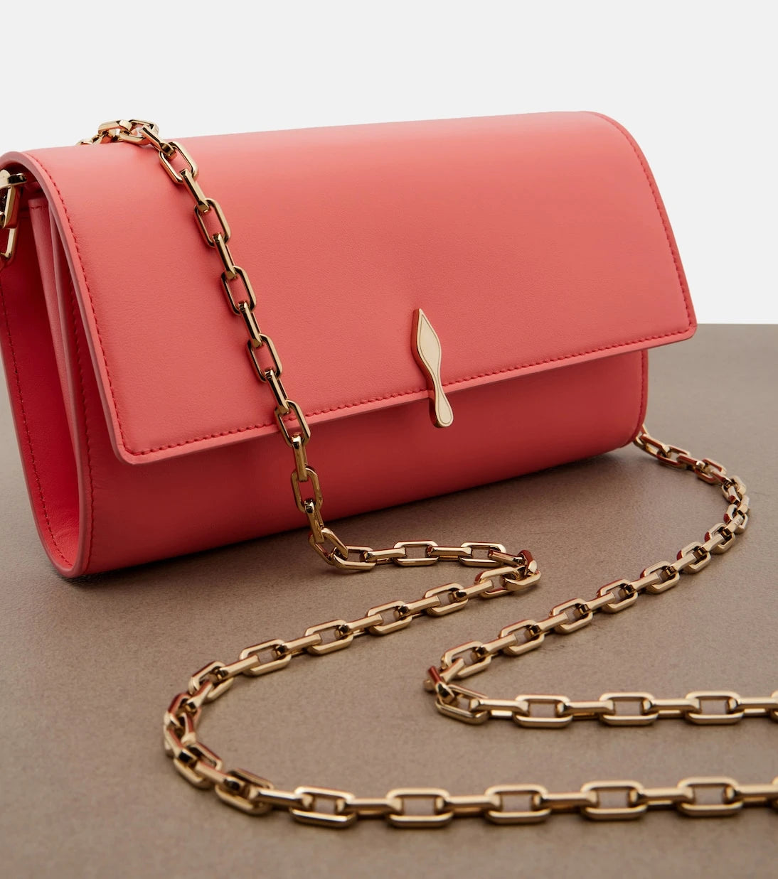 Christian Louboutin - Bettina Small leather wallet on chain