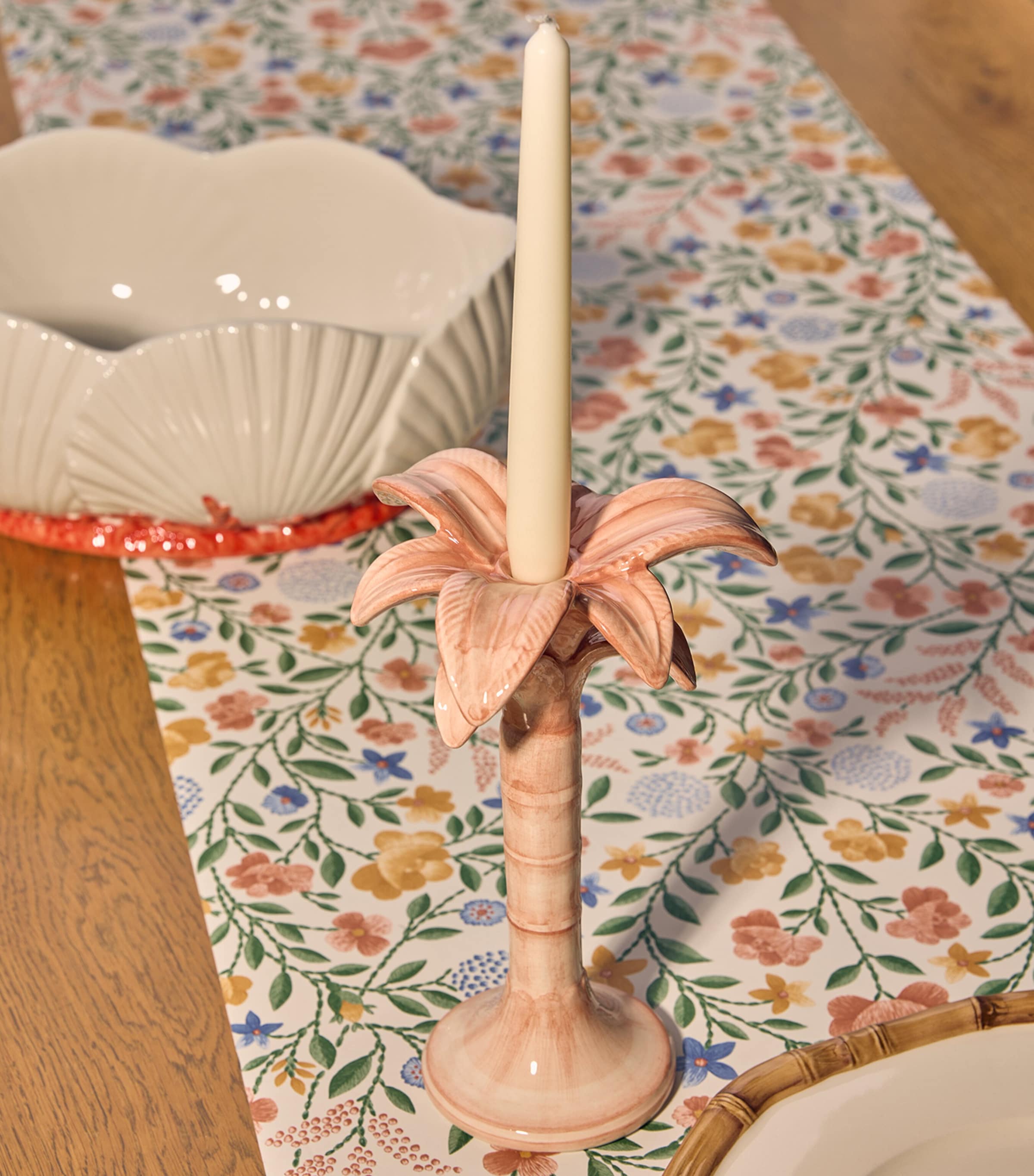 Palm Tree Candlestick Holder