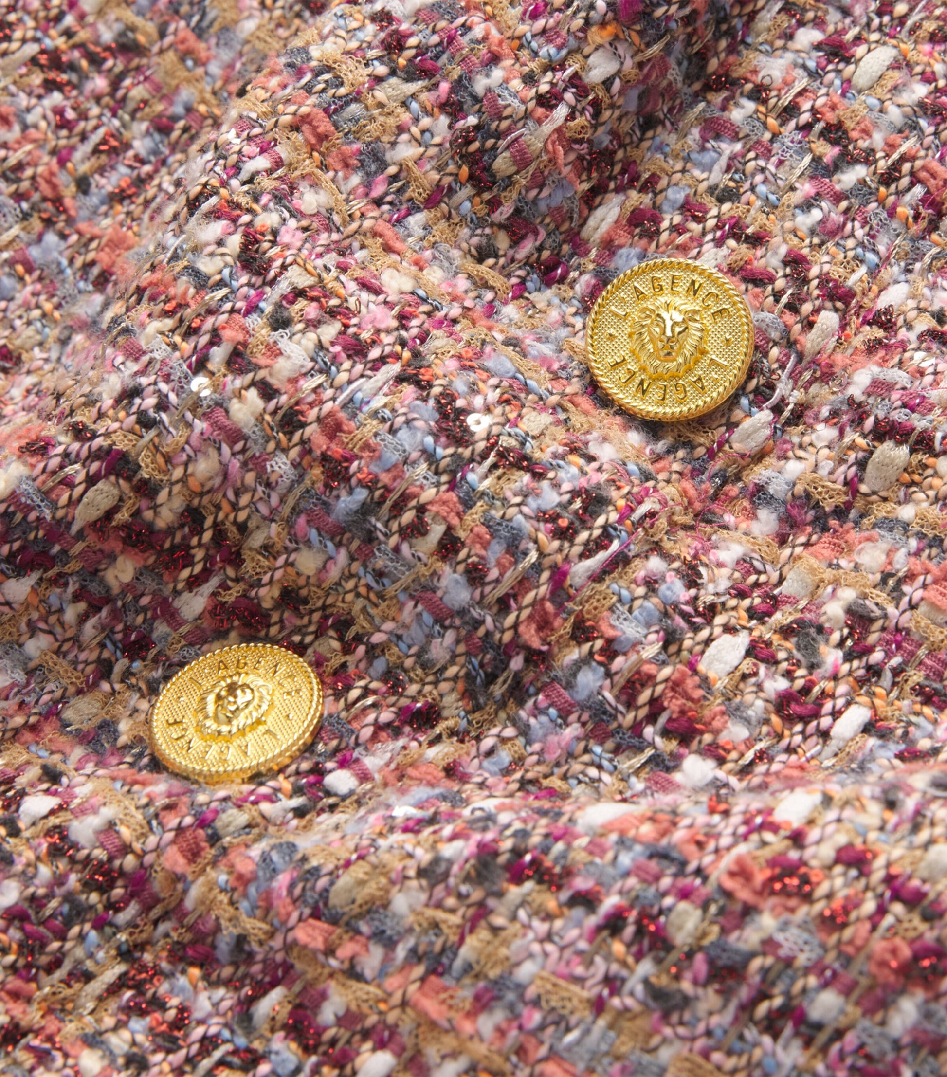 Multi Tweed Tai Midi Pencil Skirt