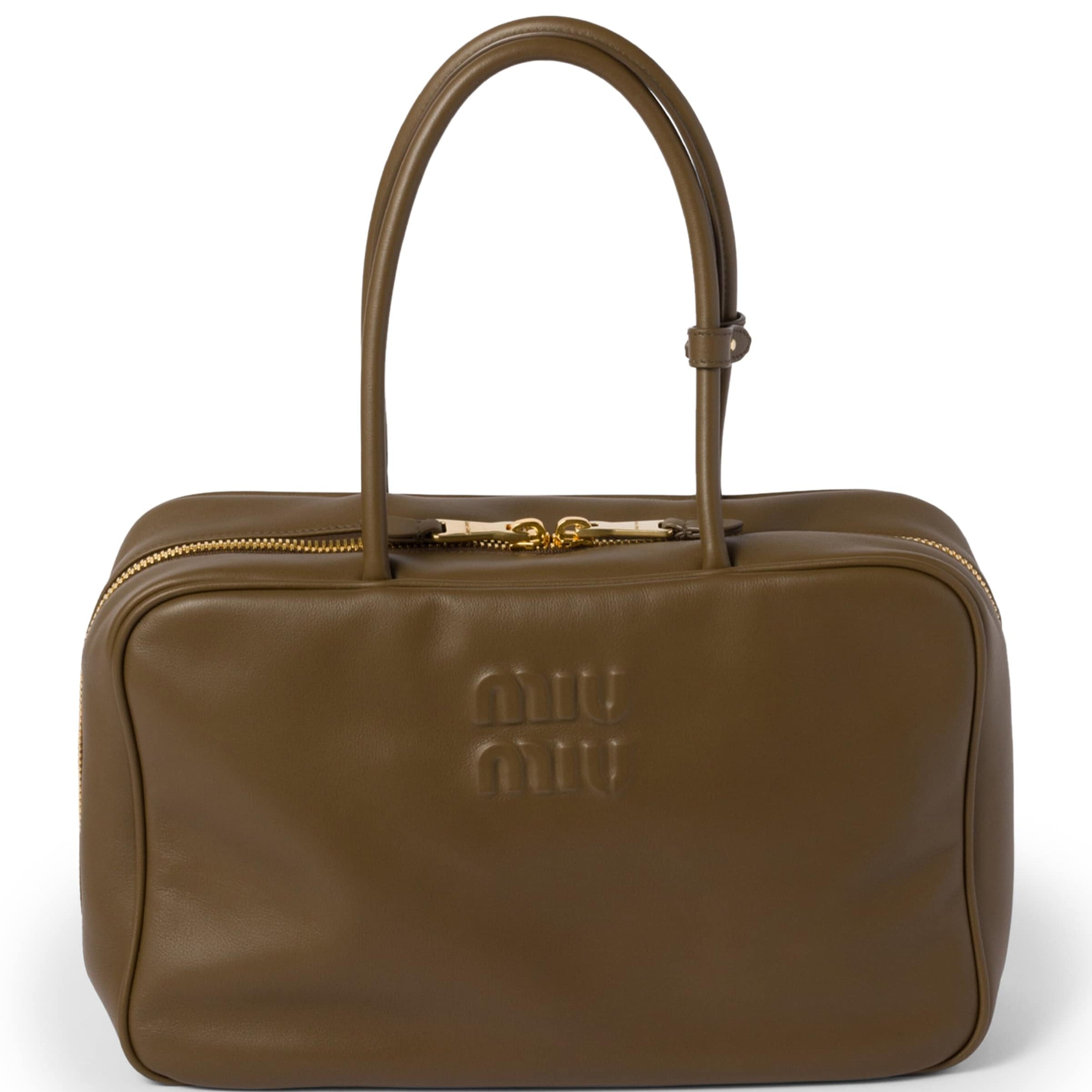 Green Leather Beau Shoulder Bag