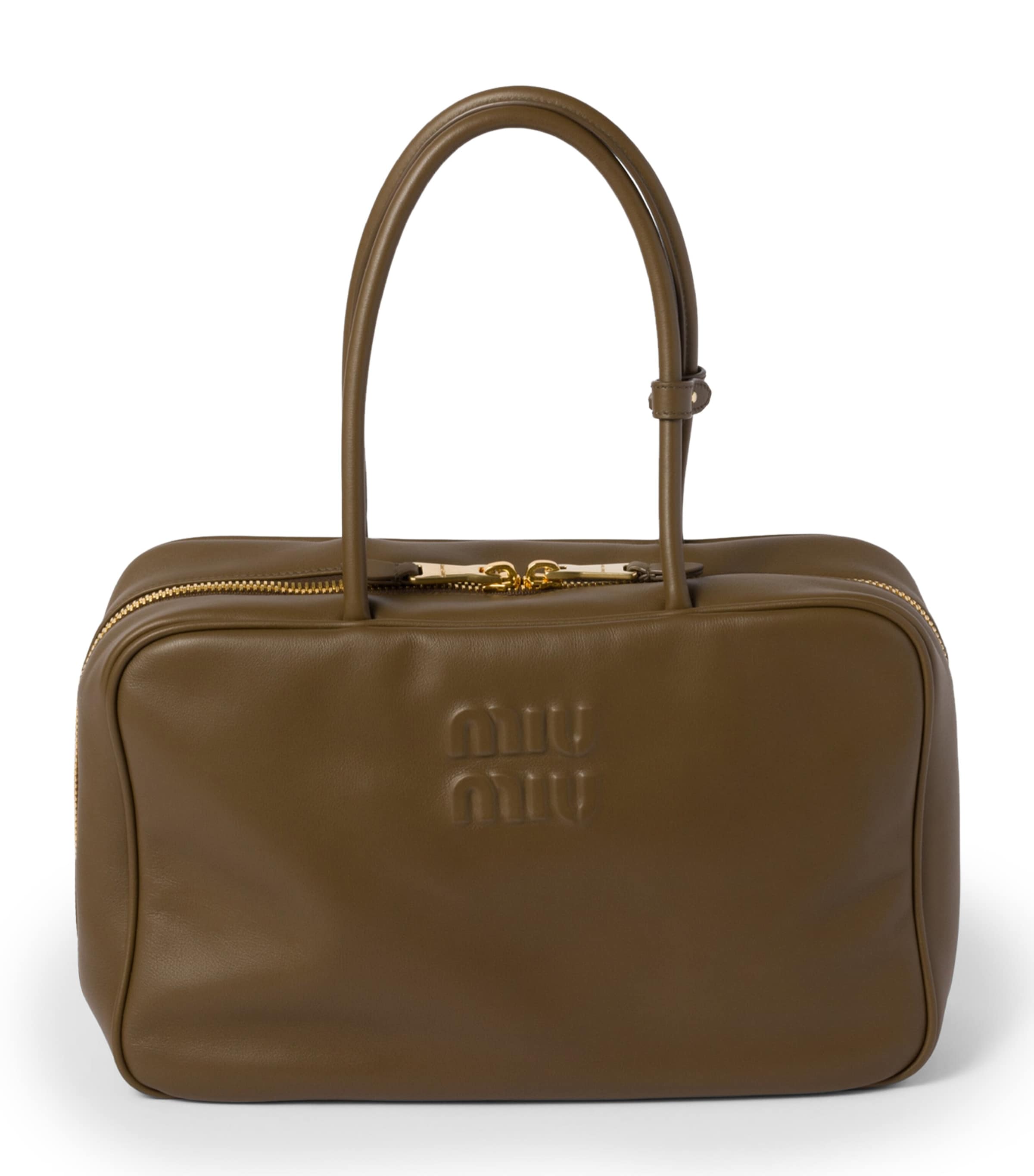 Green Leather Beau Shoulder Bag