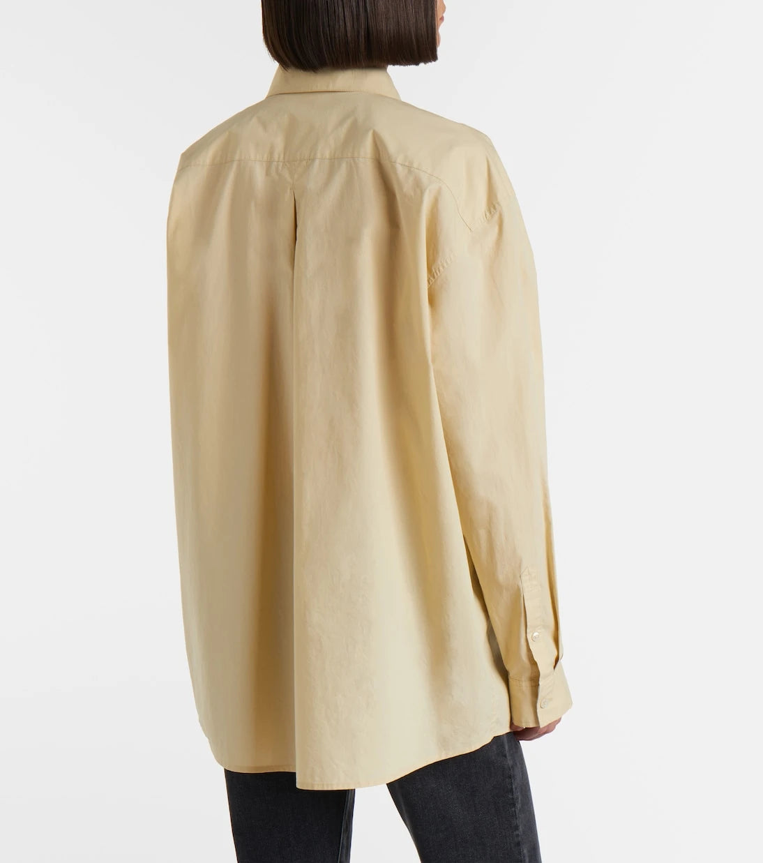 Toteme - Oversized cotton poplin shirt
