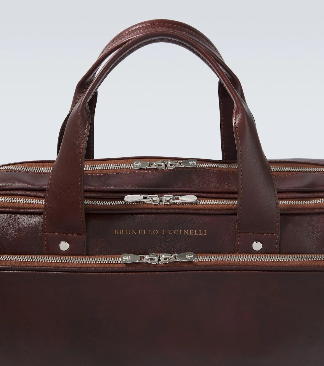 Brunello Cucinelli - Deri evrak çantası